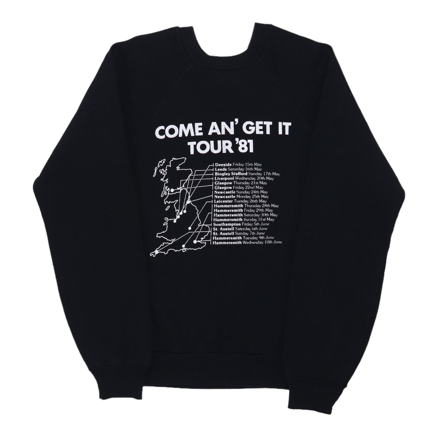1981 Whitesnake Come An Get It Tour Sweatshirt