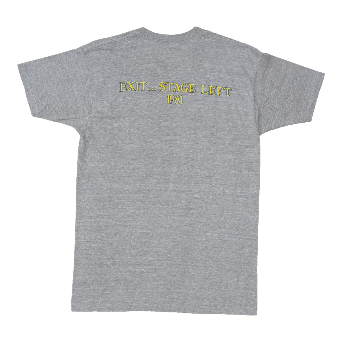 1981 Rush Exit Stage Left Shirt