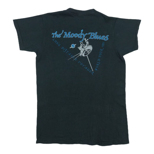 1981 The Moody Blues Long Distance Voyager World Tour Shirt Back