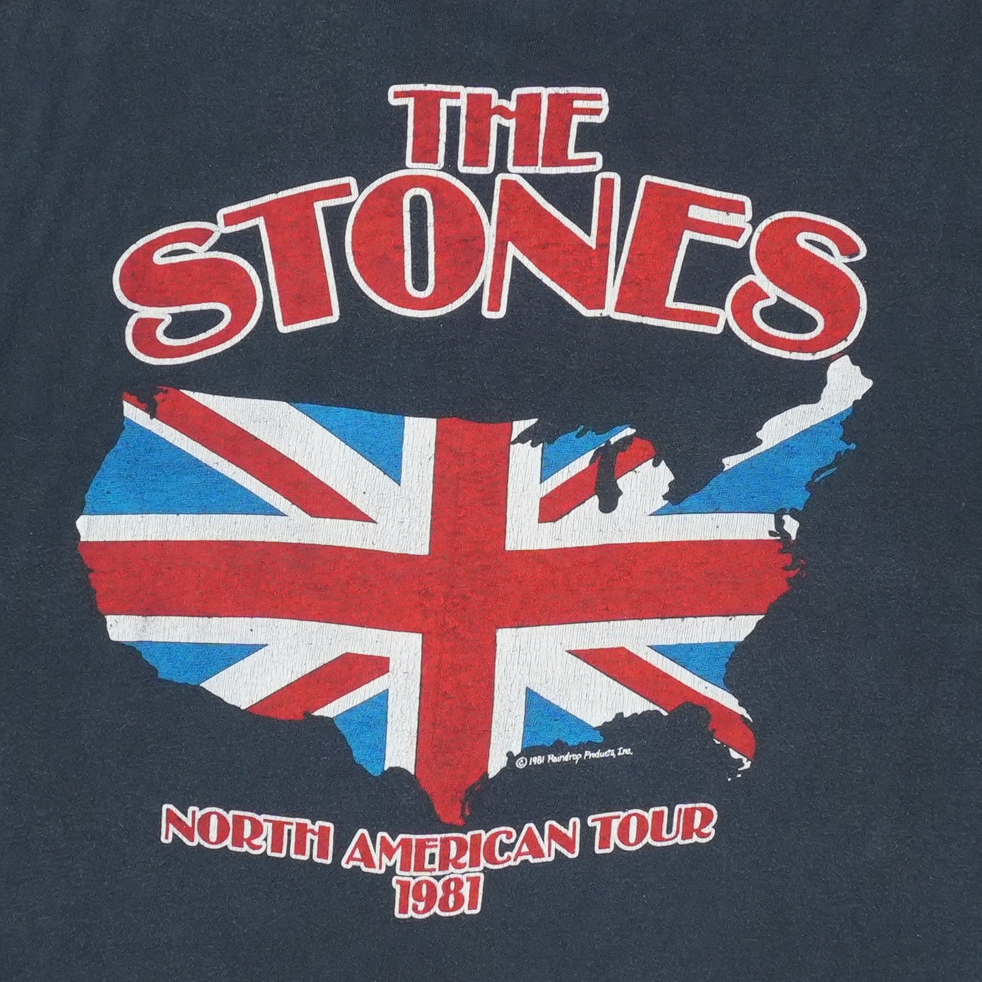 1981 The Rolling Stones North American Tour Shirt