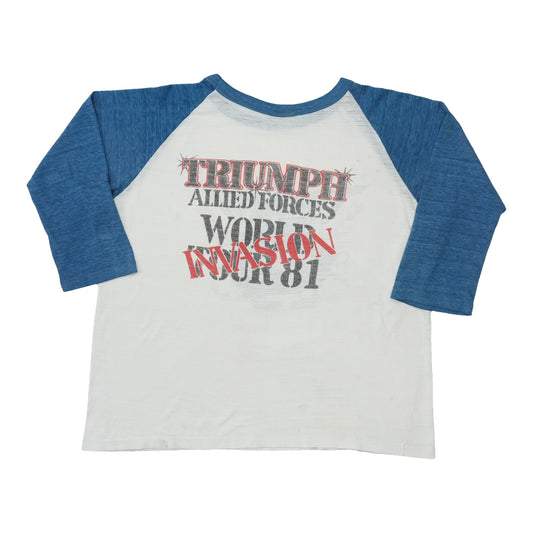 1981 Triumph Allied Forces World Invasion Tour Jersey