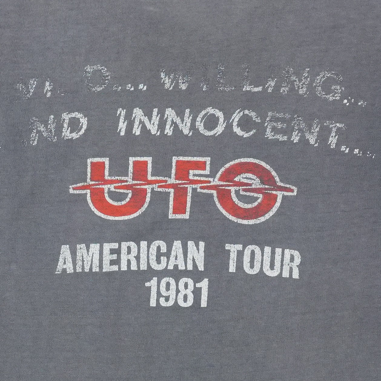1981 UFO American Tour Shirt