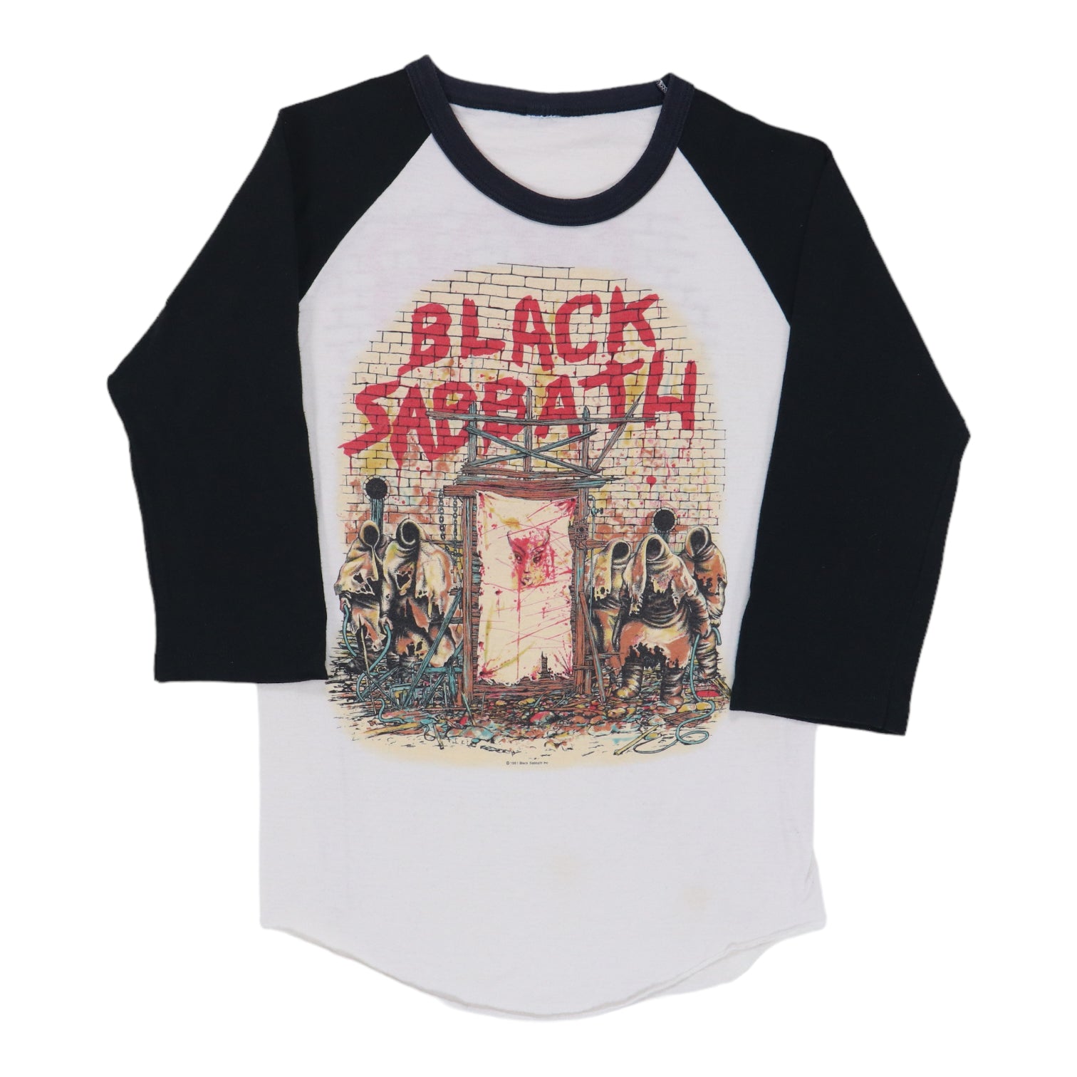 1981 Black Sabbath Mob Rules Tour Jersey Shirt | Authentic Vintage