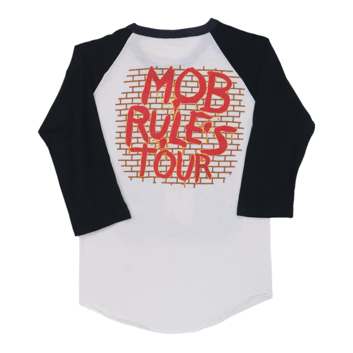 1981 Black Sabbath Mob Rules Tour Jersey Shirt | Authentic Vintage 
