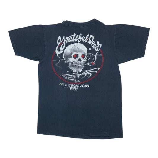 1981 Grateful Dead On The Road Again Tour Shirt