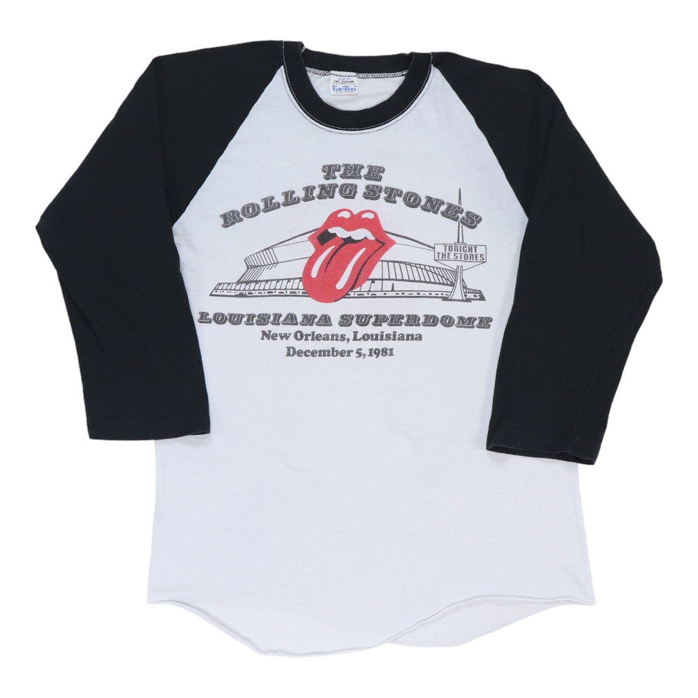 1981 Rolling Stones Louisiana Concert Jersey Shirt