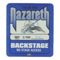 1981 Nazareth Tour Backstage Pass front