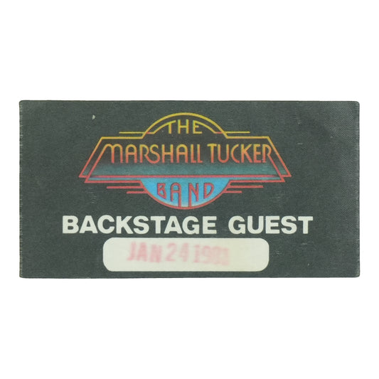 1981 The Marshall Tucker Band Guest Backstage Pass front