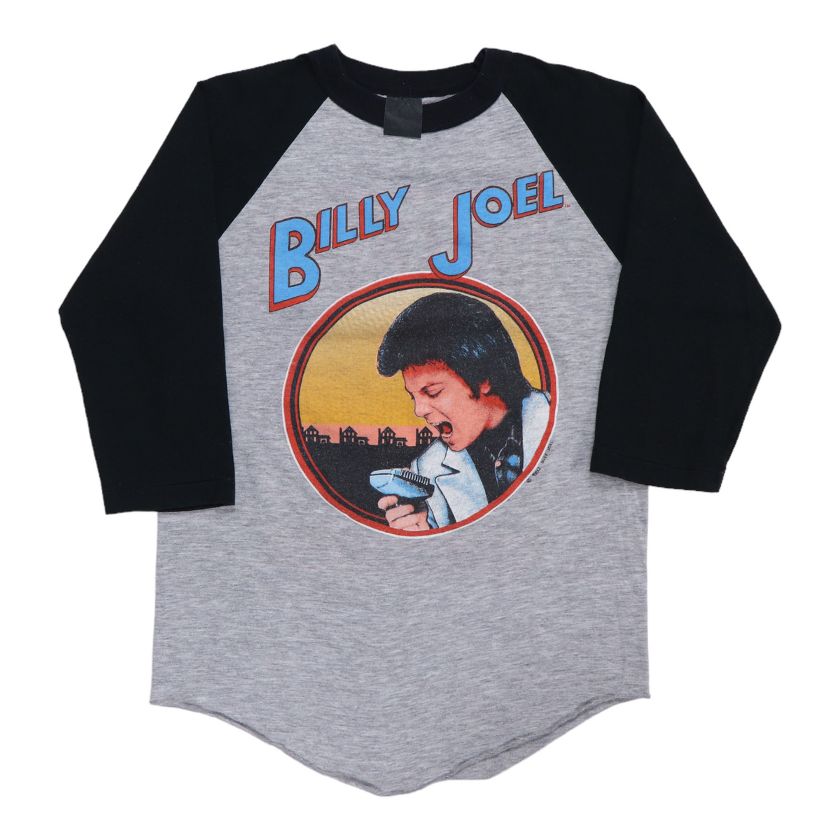 Billy Joel 1982 ヴィンテージ ラグランTシャツ 1982 Billy Joel Behind Tour Jersey Shirt | Authentic Vintage