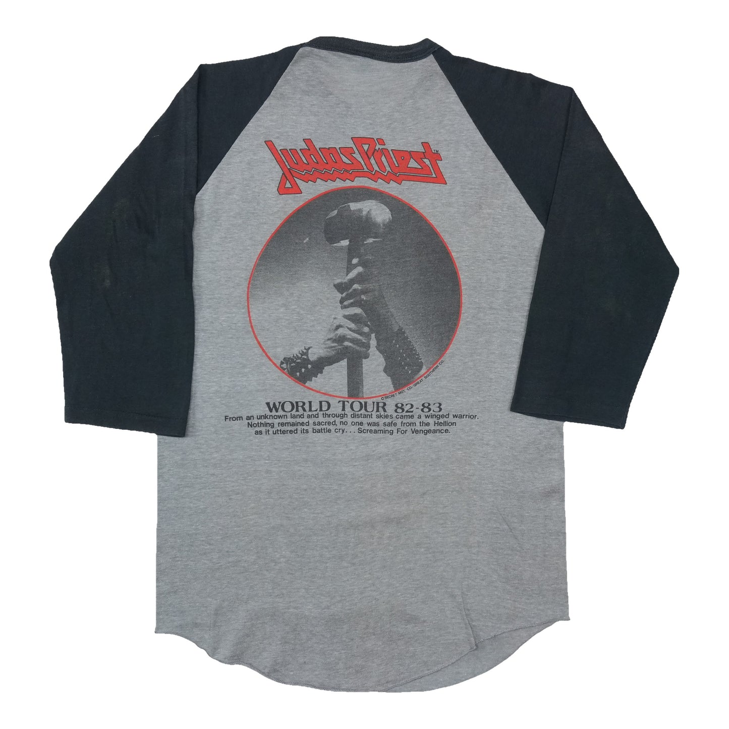 1982 Judas Priest Screaming For Vengeance World Tour Shirt