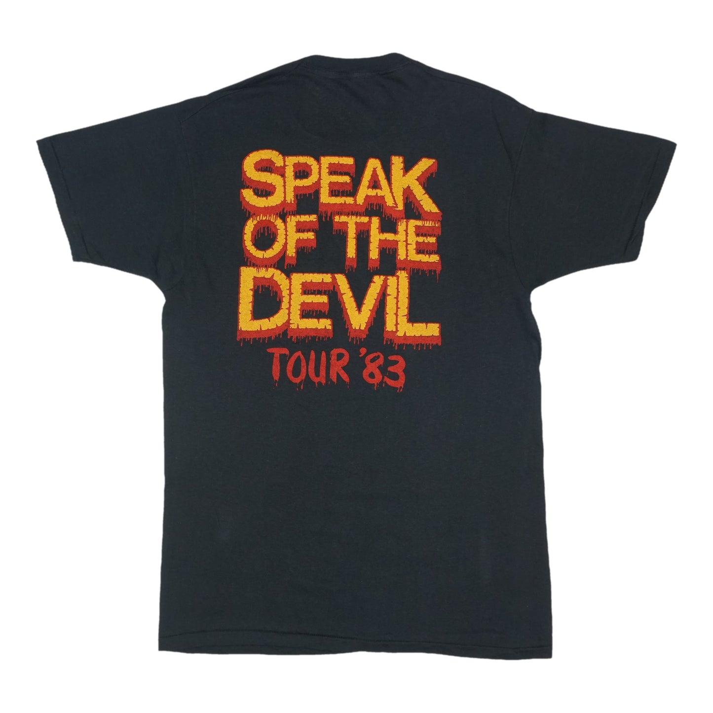 1982 Ozzy Osbourne Speak Of The Devil Shirt Back