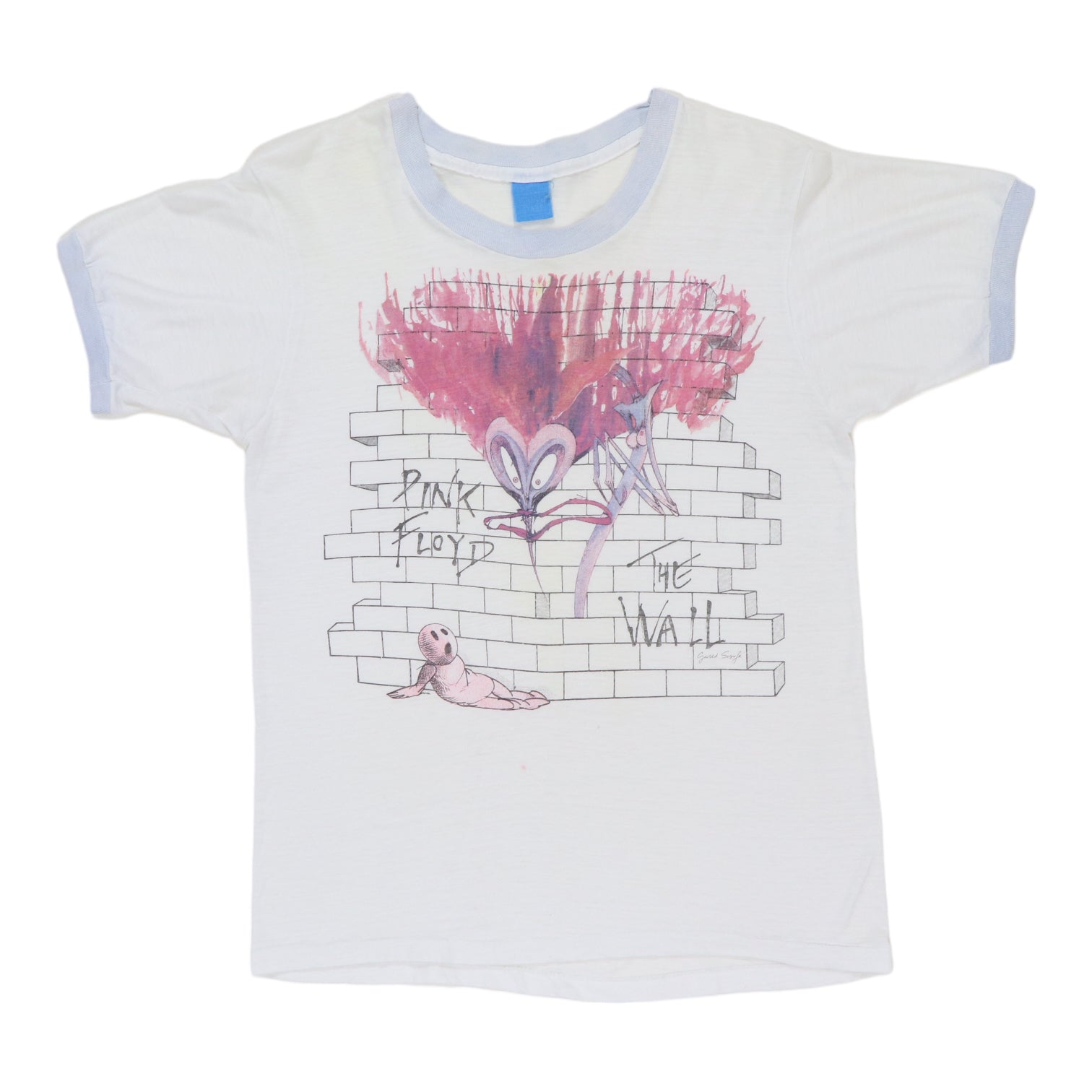 1982 Pink Floyd The Wall Shirt | Authentic Vintage Tee – WyCo Vintage