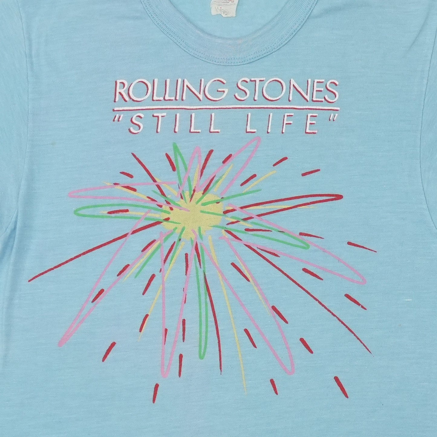 1982 Rolling Stones Still Life European Tour Shirt
