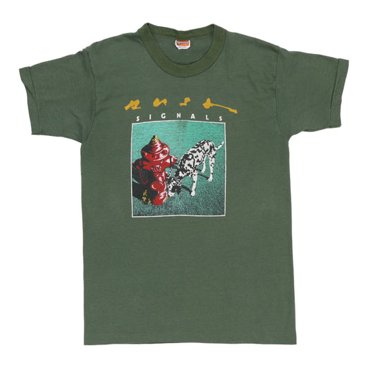 1982 Rush Signals New World Tour Shirt