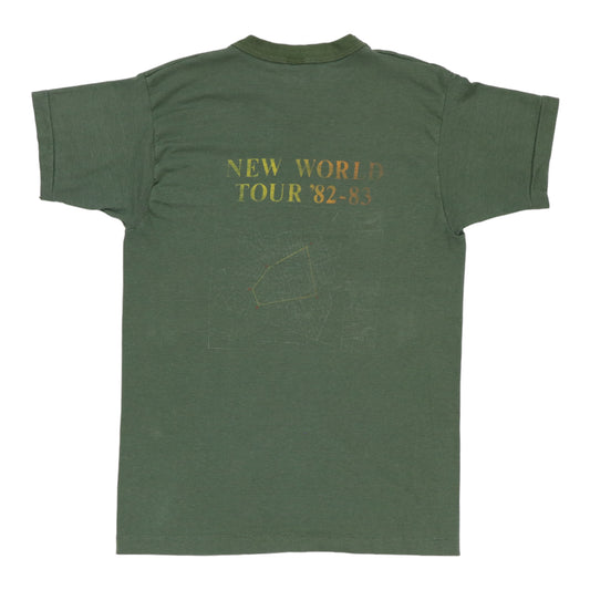 1982 Rush Signals New World Tour Shirt