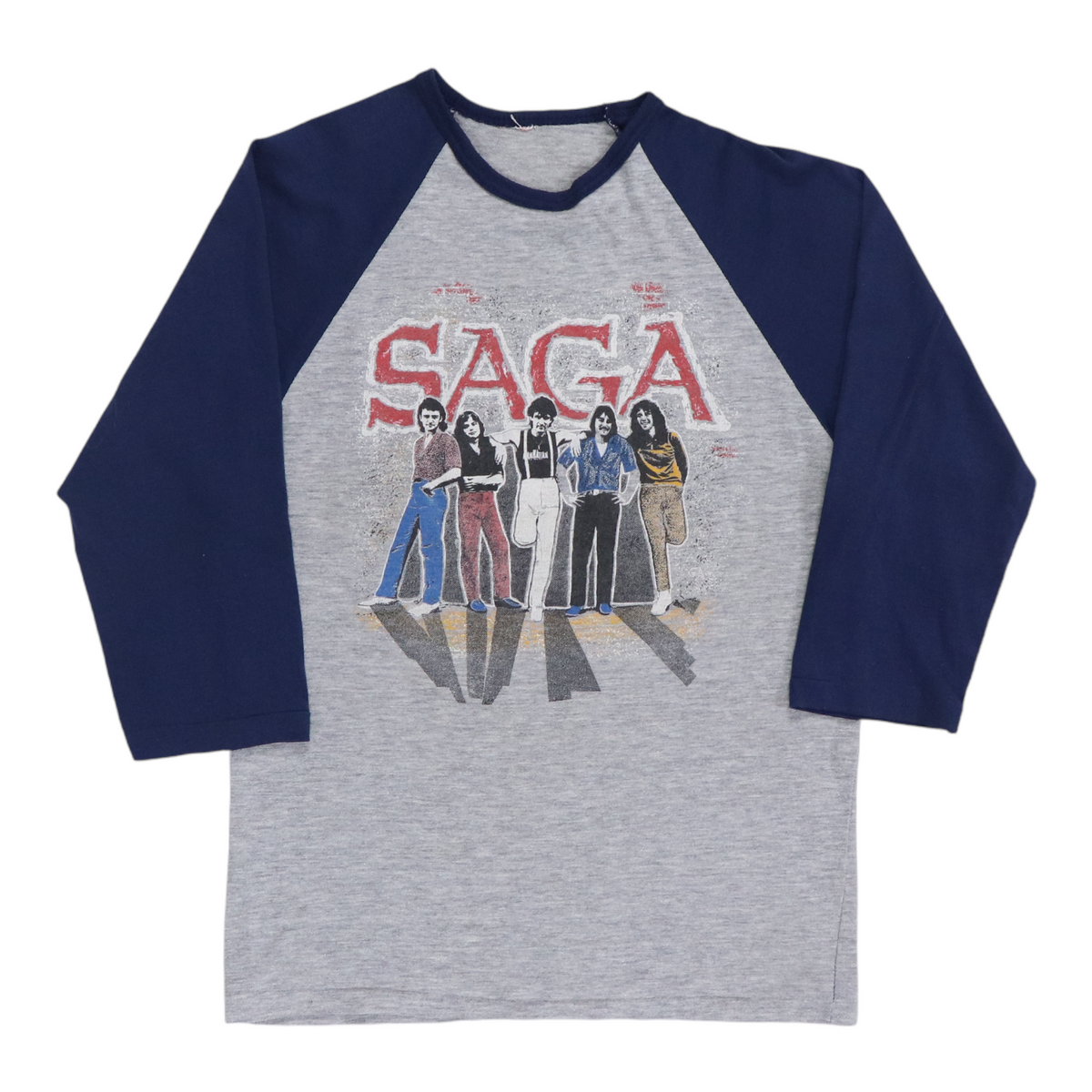 1982 Saga New Years Concert Jersey Shirt | Authentic Vintage
