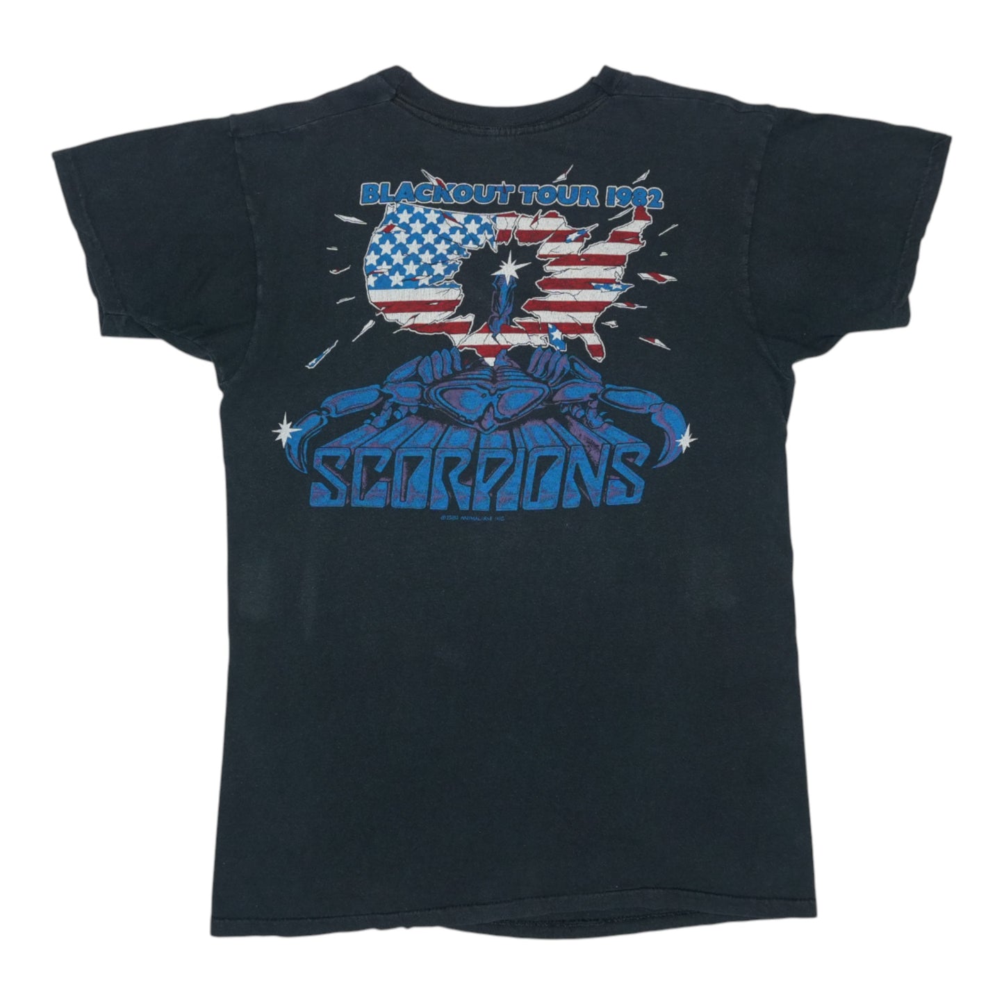 1982 Scorpions Blackout Tour Shirt