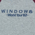 1982 The Charlie Daniels Band Windows World Tour Raglan Shirt