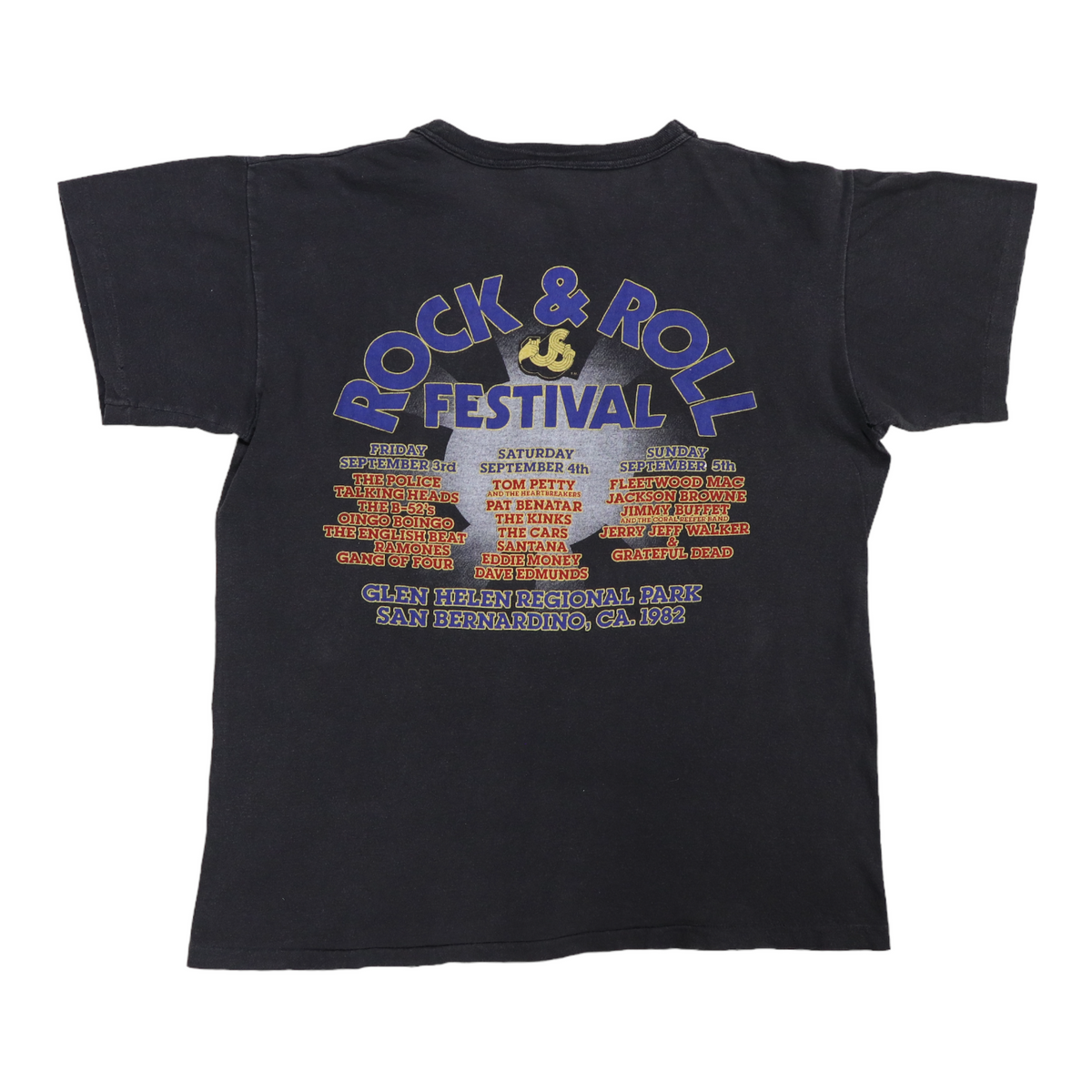1982 The US Festival ヴィンテージ 1982 US Festival Concert Shirt