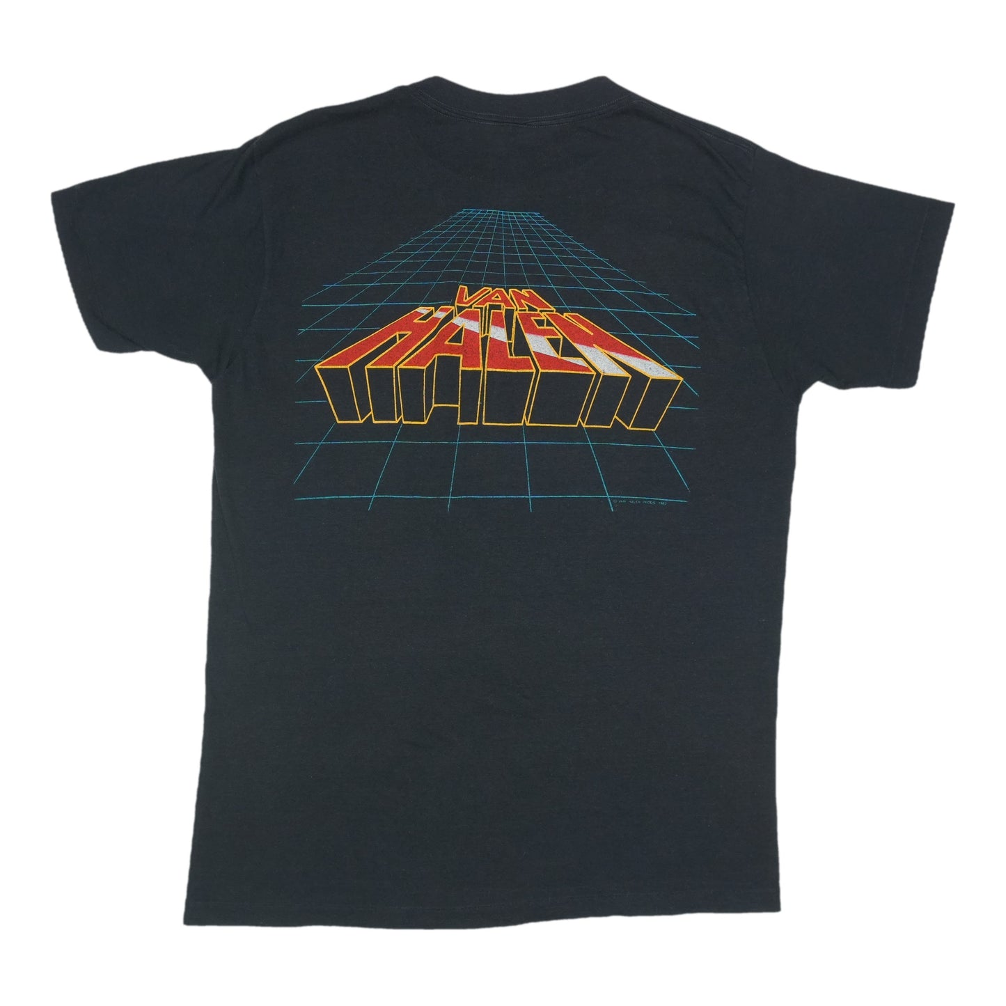 1982 Van Halen Diver Down Shirt Back