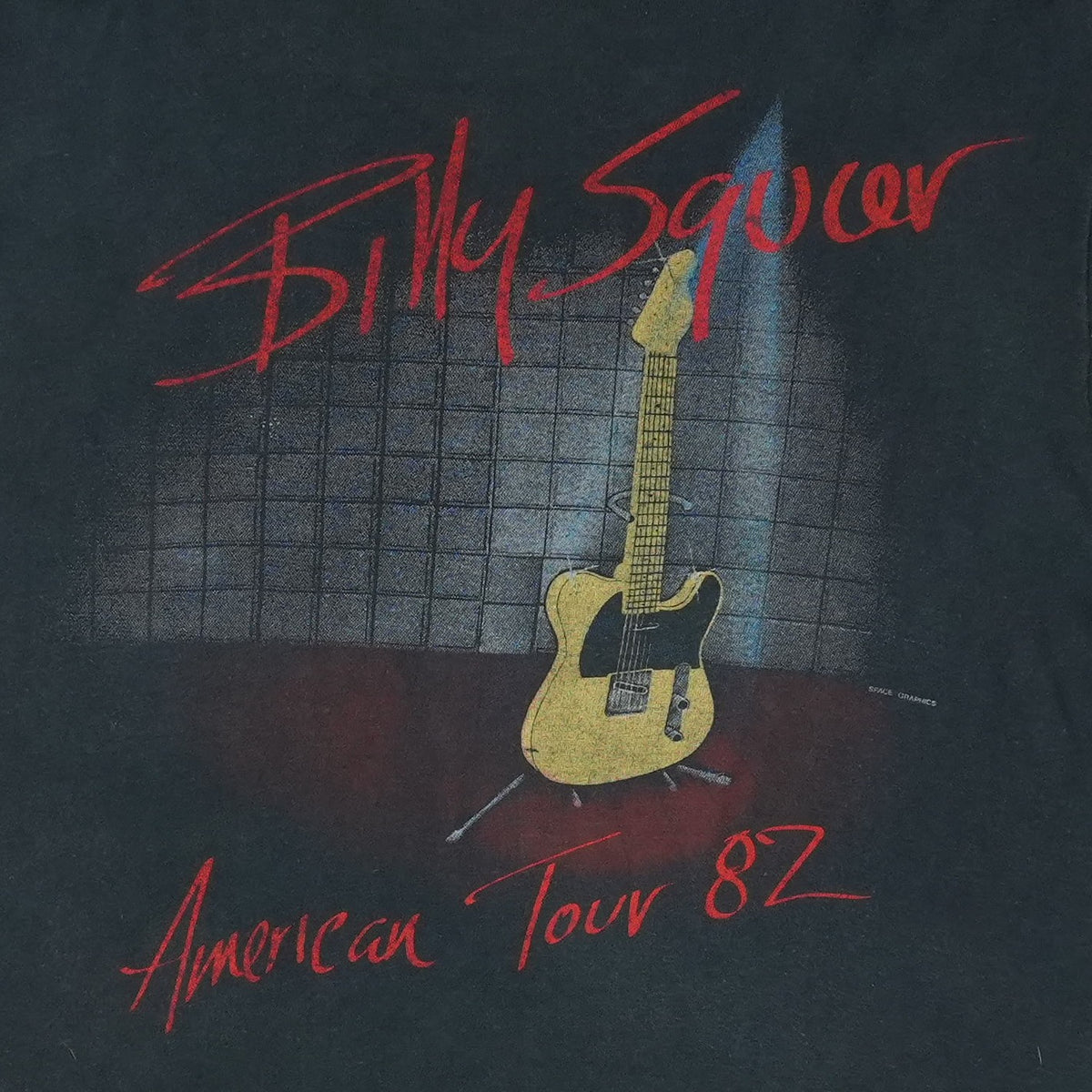 1982 Billy Squier Emotions In Motion American Tour Shirt