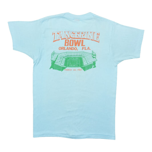 1982 Foreigner And Ozzy Osbourne Tangerine Bowl Staff Shirt