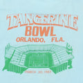 1982 Foreigner And Ozzy Osbourne Tangerine Bowl Staff Shirt