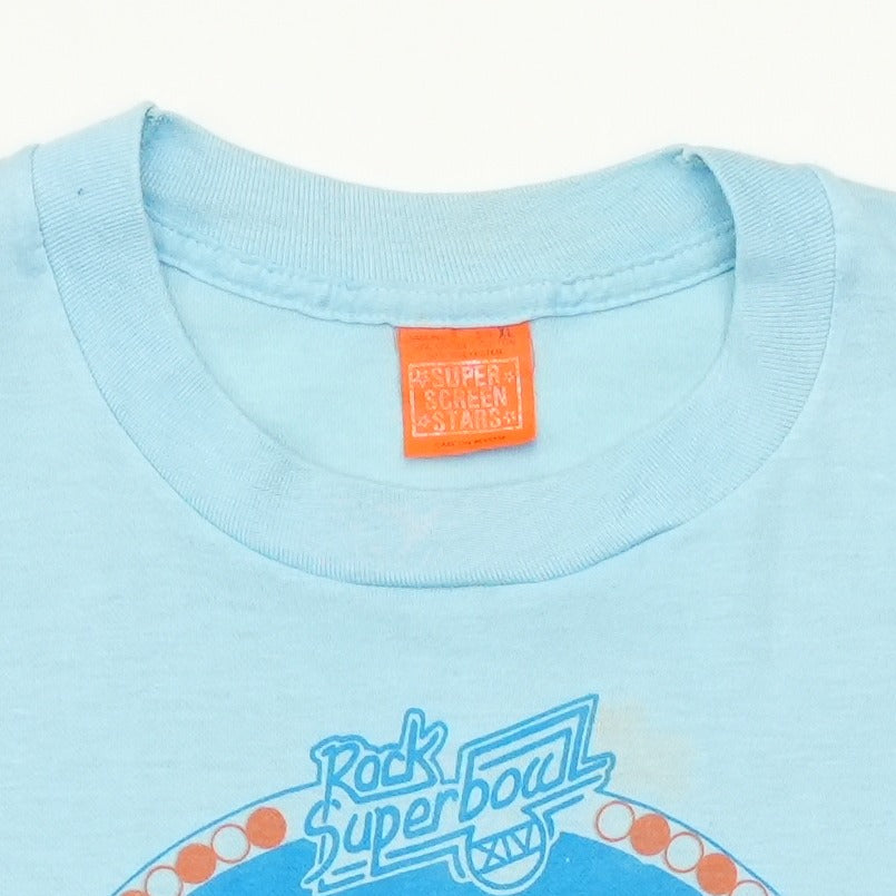 1982 Foreigner And Ozzy Osbourne Tangerine Bowl Staff Shirt