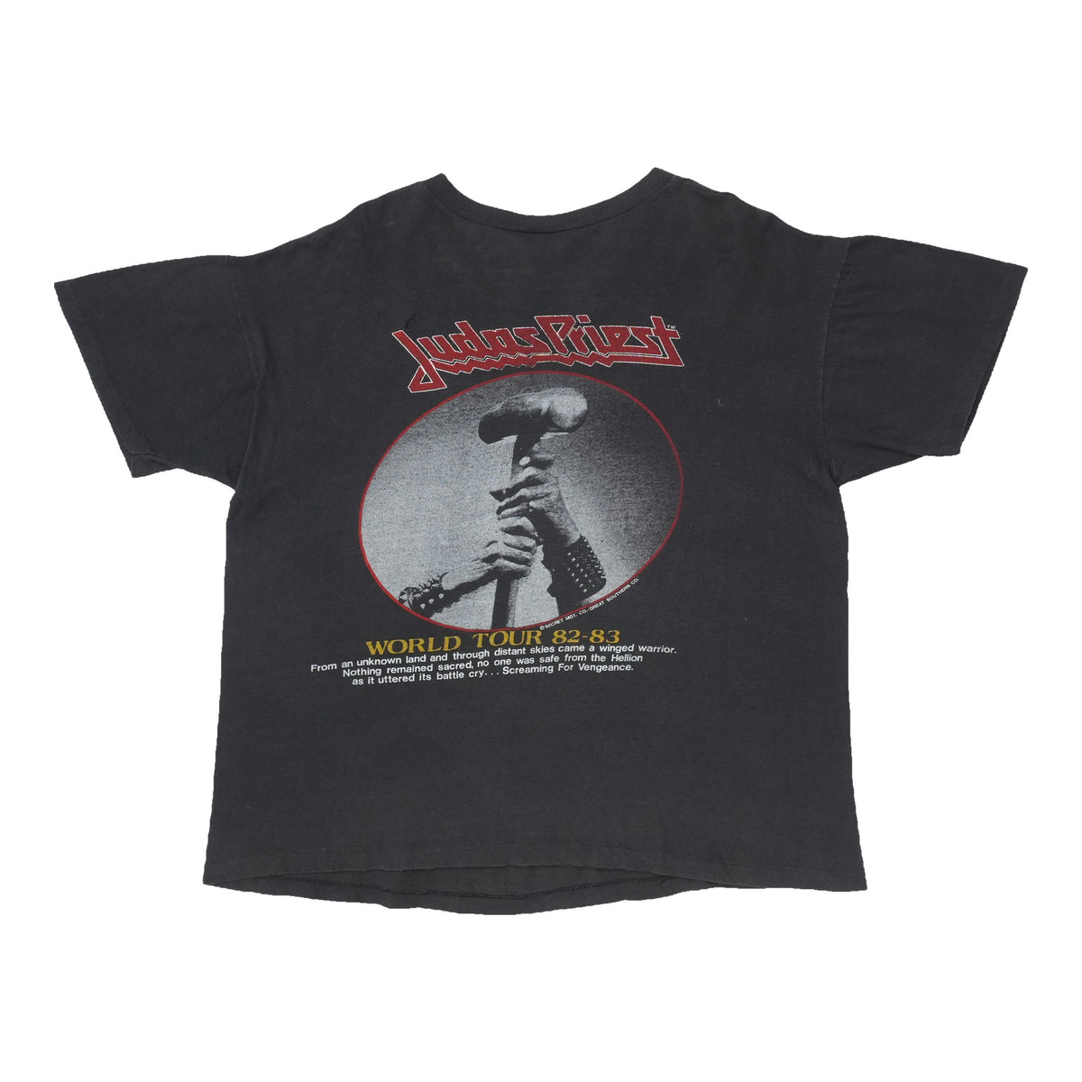 1982 Judas Priest Screaming For Vengeance World Tour Shirt