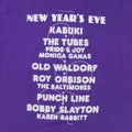 1982 New Years Eve The Tubes Roy Orbison Concert Shirt