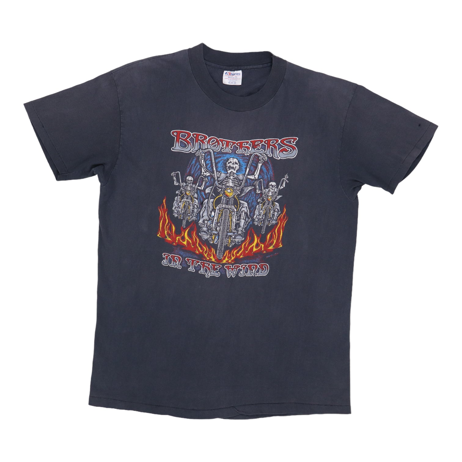 1983 Brothers In The Wind Motorcycle Shirt | Authentic Vintage Tee