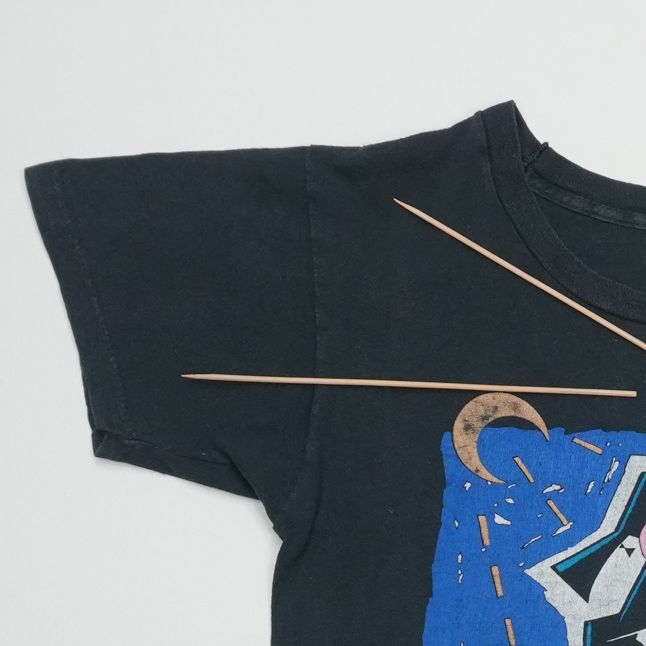 1983 David Bowie Serious Moonlight Tour Shirt Detail 3