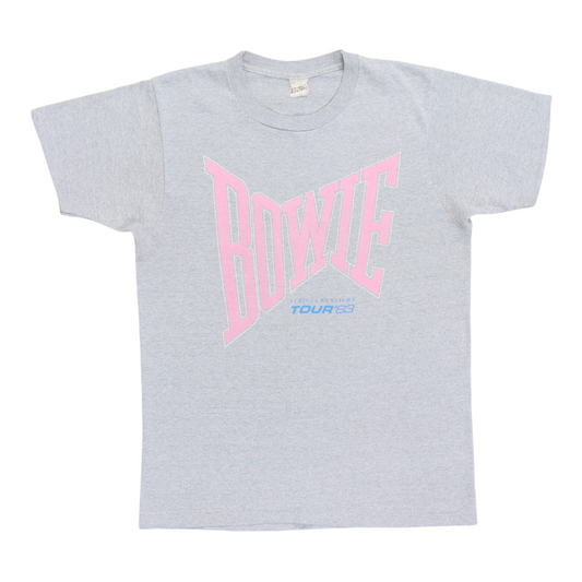 1983 David Bowie Serious Moonlight Tour Shirt