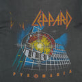 1983 Def Leppard Pyromania Tour Shirt Detail 1