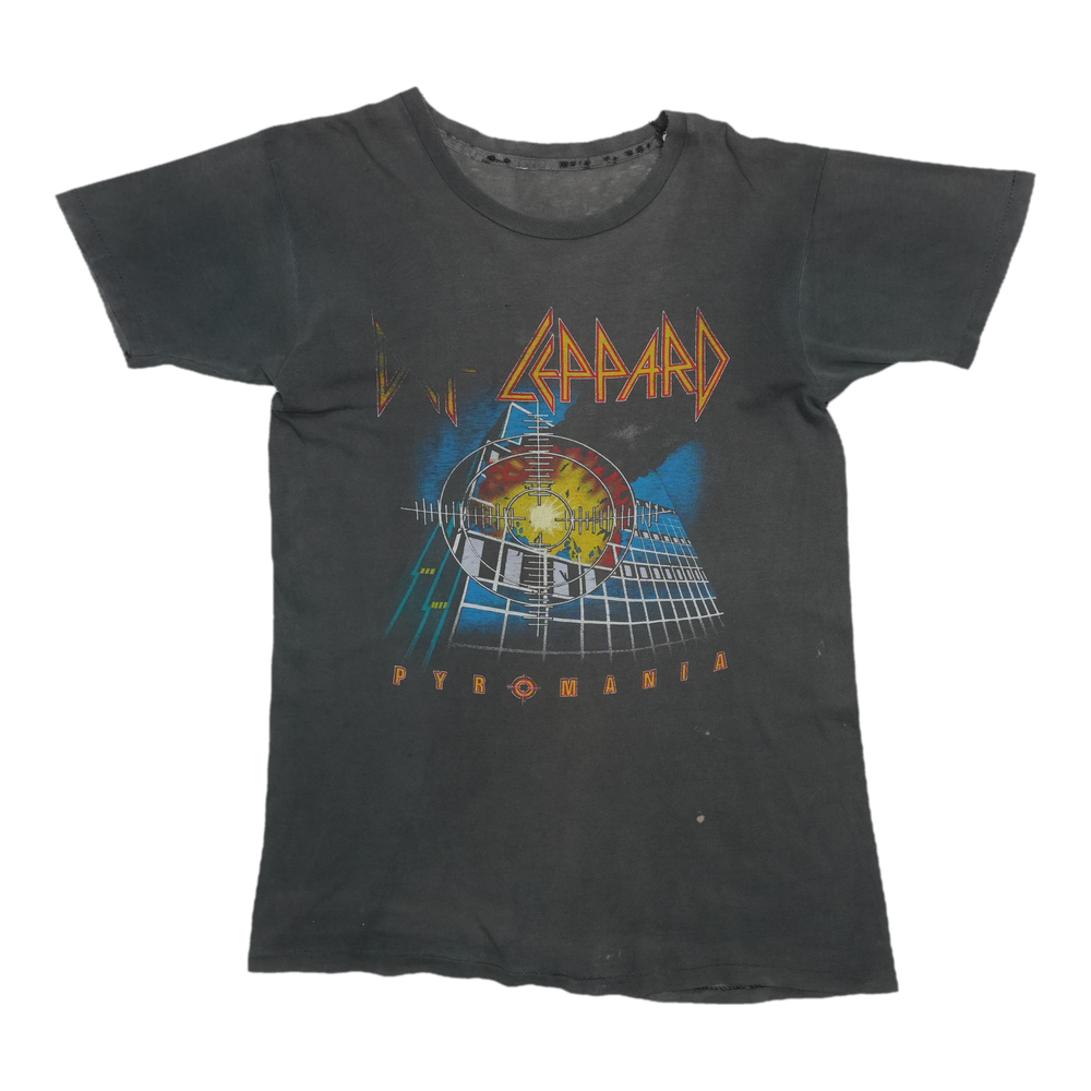 1983 Def Leppard Pyromania Tour Shirt Front