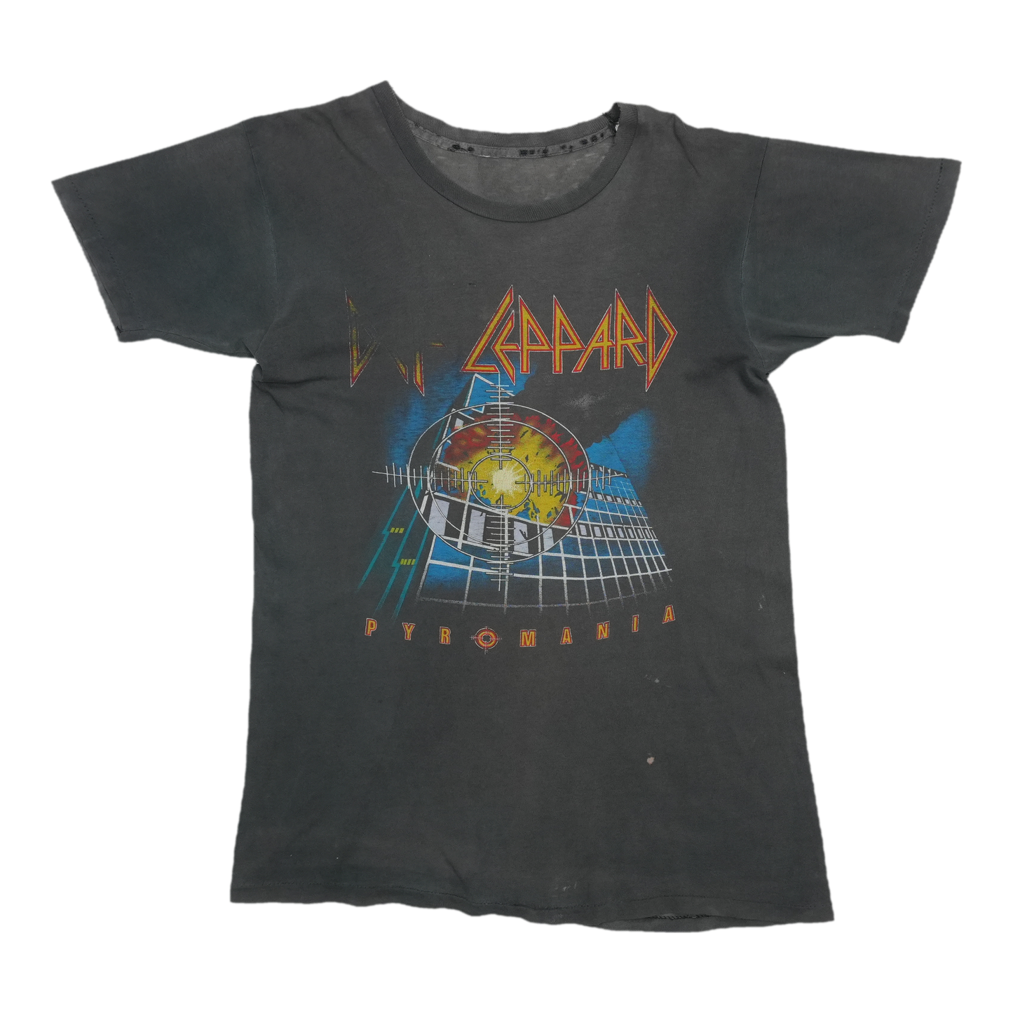 1983 Def Leppard Pyromania Tour Shirt Front