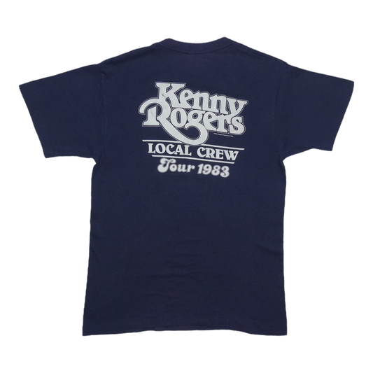 1983 Kenny Rogers Local Crew Tour Shirt Back