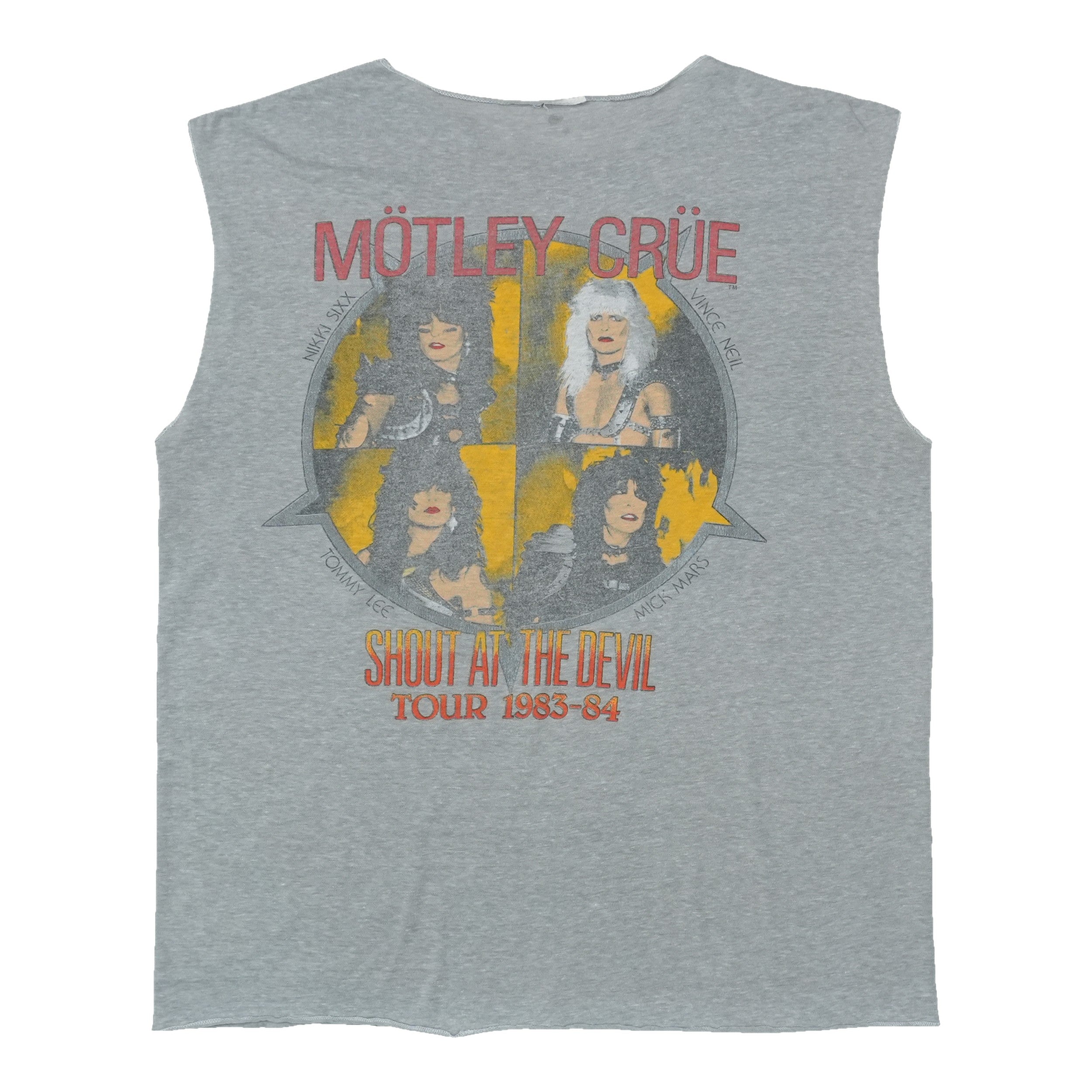 Buy 1983 Motley Crue Shout At The Devil Tour Sleeveless Shirt