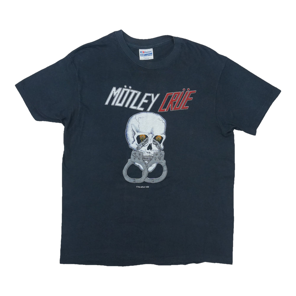 1983 Mötley Crüe Skull And Handcuffs Shirt