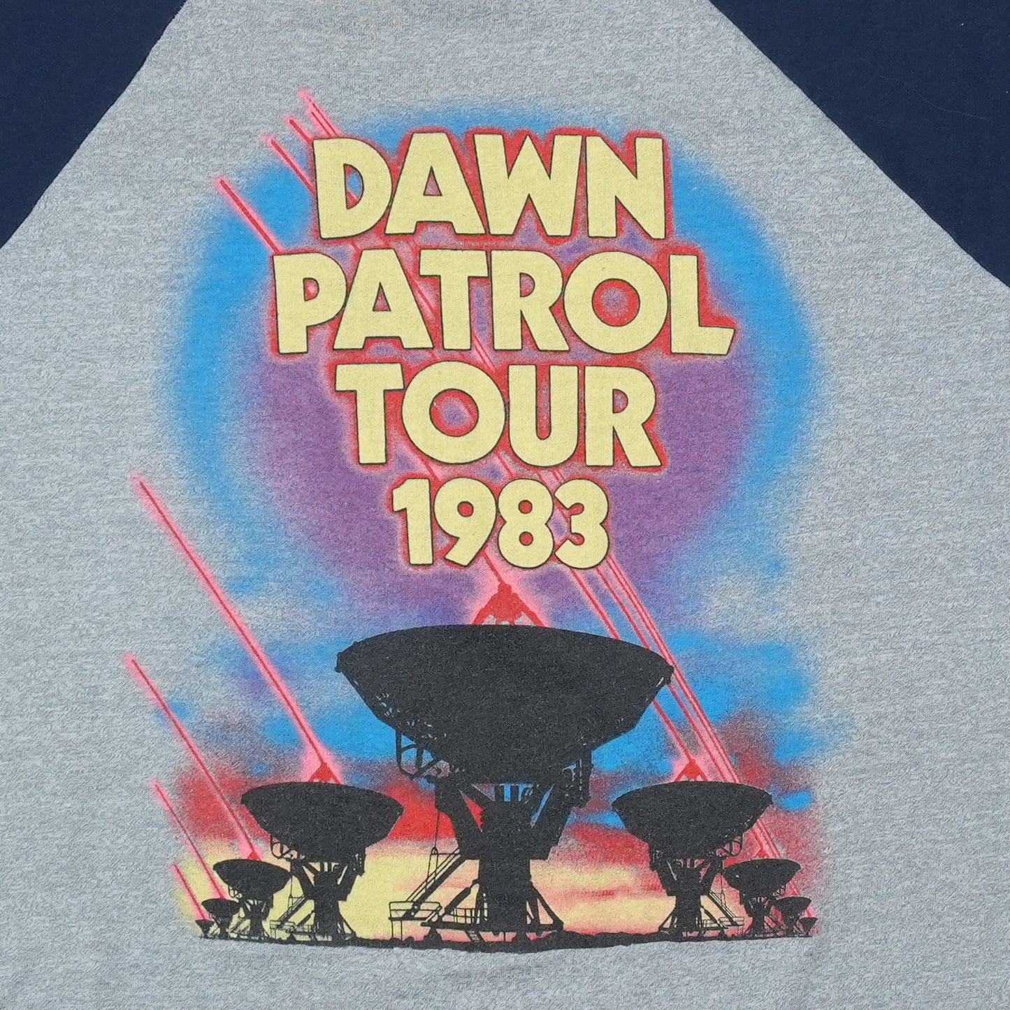 1983 Night Ranger Dawn Patrol Tour Raglan Shirt