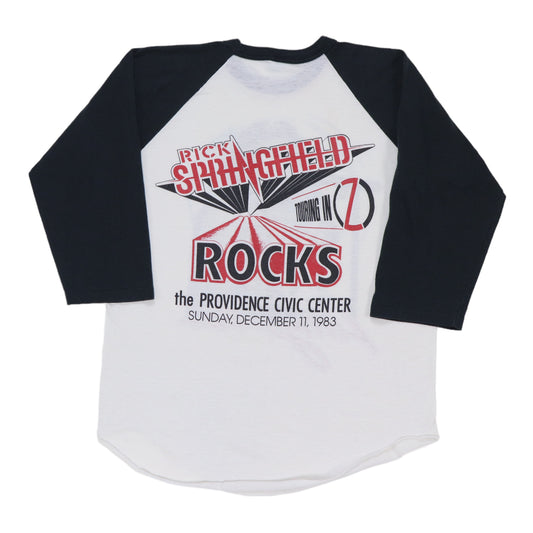 1983 Rick Springfield Living In Oz Tour Jersey Shirt