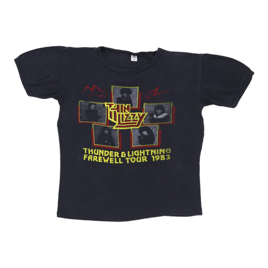 1983 Thin Lizzy Thunder And Lightning Tour Shirt