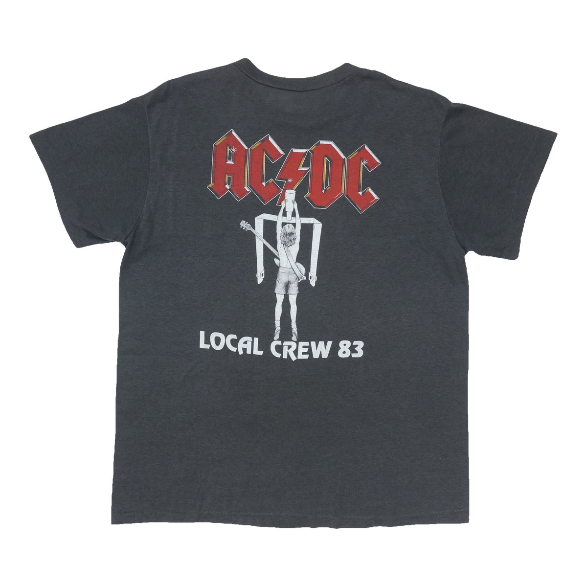 1983 AC/DC Flick Of The Switch Local Crew Shirt