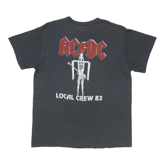 1983 AC/DC Flick Of The Switch Local Crew Shirt