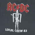 1983 AC/DC Flick Of The Switch Local Crew Shirt