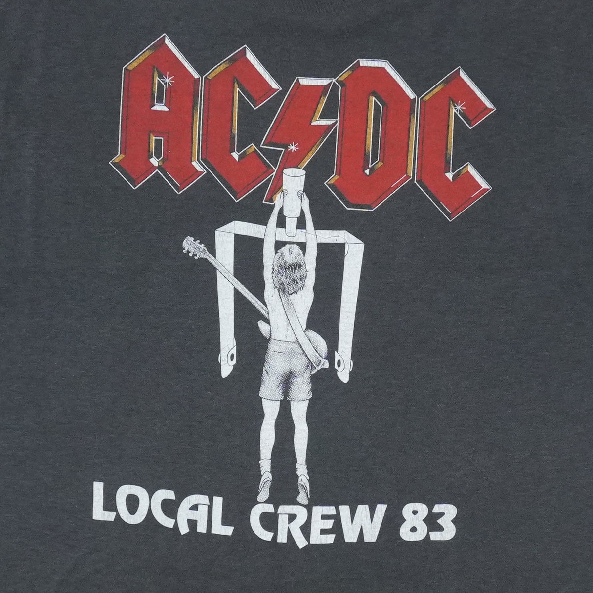 1983 AC/DC Flick Of The Switch Local Crew Shirt