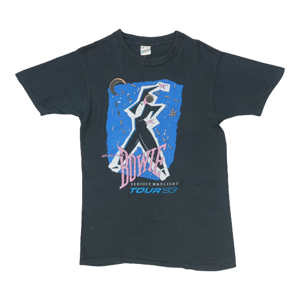 1983 David Bowie Serious Moonlight Tour Shirt