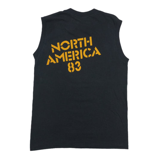 1983 Men At Work North America Tour Sleeveless Shirt Back