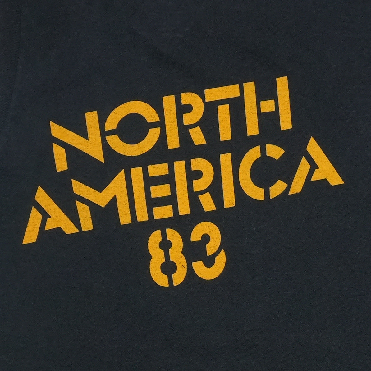 1983 Men At Work North America Tour Sleeveless Shirt Detail 3