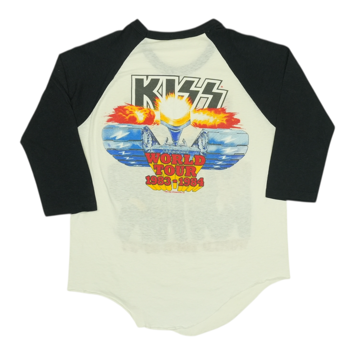 1983 Kiss World Tour Jersey Shirt